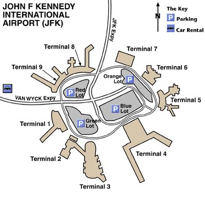 Jfk International Airport Terminal Map
