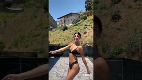 Charli Damelio Deleted Black Bikini Tiktok Omg Youtube