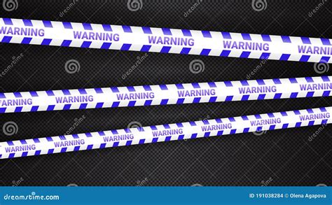 Police Tape Crime Danger Line Caution Police Lines Isolated Warning