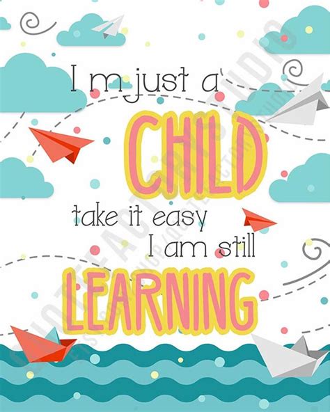 Learn Education Kids Quotes Children Inspirational Sign Etsy