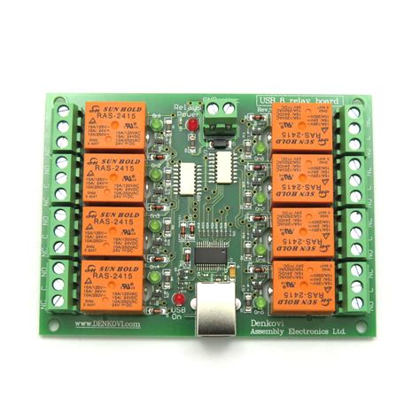 The relay board in question though already has some electronics around it, so lets have a look at the circuit: USB Relay Timer Module Board with FT245 - Eight Channels ...