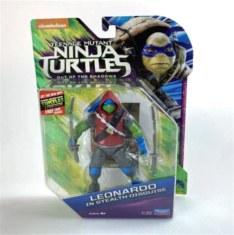 STEALTH DISGUISE LEONARDO TMNT Ninja Turtles Out Of The Shadows Movie Figure New PicClick