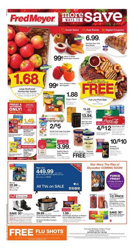 Fred Meyer Weekly Ad Oct 02 Oct 08 2019