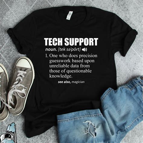 Tech Support Shirt Tech Support T Funny Tech Shirt Funny Etsy