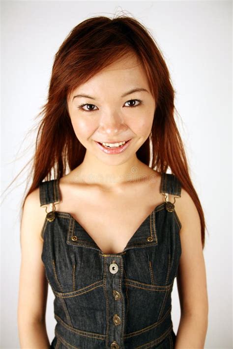 Cute Asian Girl Looking At Viewer Stock Image Image Of Appeal Smile 9811353