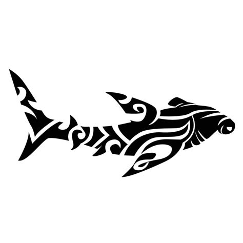 Tribal Shark Vector Art Icons And Graphics For Free Download