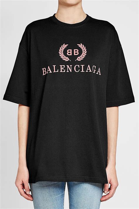 Available in a range of colours and styles for men, women, and everyone. Balenciaga Logo Cotton T-shirt in Black - Lyst