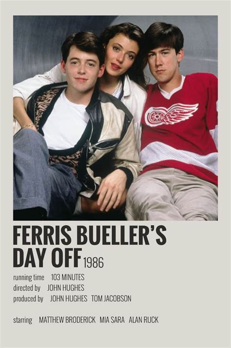 Ferris Bueller Poster Print Etsy