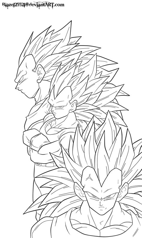 Vegeta Ssj4 Coloring Pages Coloring Home