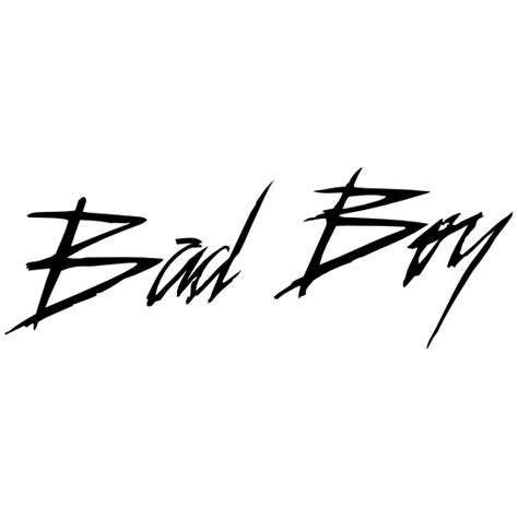 Bad Boy Vinyl Lettering Sticker
