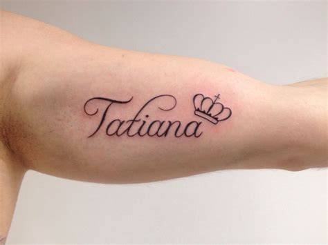 Tattoo Nombre Tatiana Tatuajes De Nombres Tatuaje De Nombre