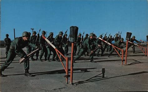 Men Training In Infantry Training Center At Fort Ord Ca California