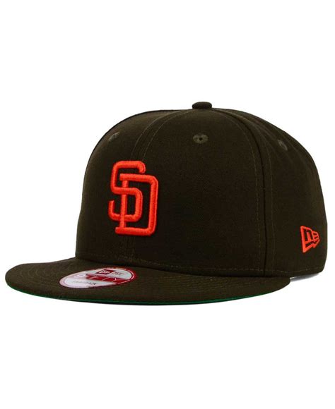 Ktz San Diego Padres 2 Tone Link Cooperstown 9fifty Snapback Cap In
