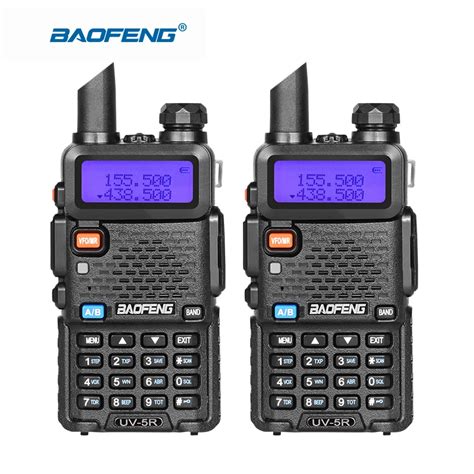Buy 2pcs Baofeng Uv 5r Walkie Talkie Dual Band Uhf Vhf Radio Communication Uv5r