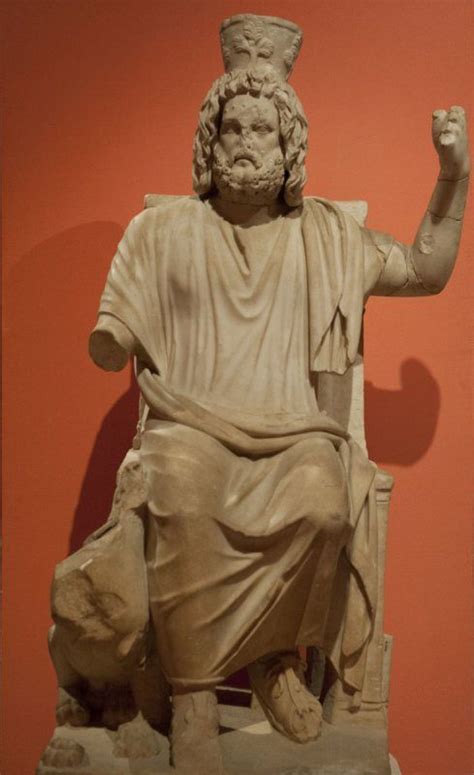 Jupiter Zeus Serapis Roman Statue Marble 2nd Century