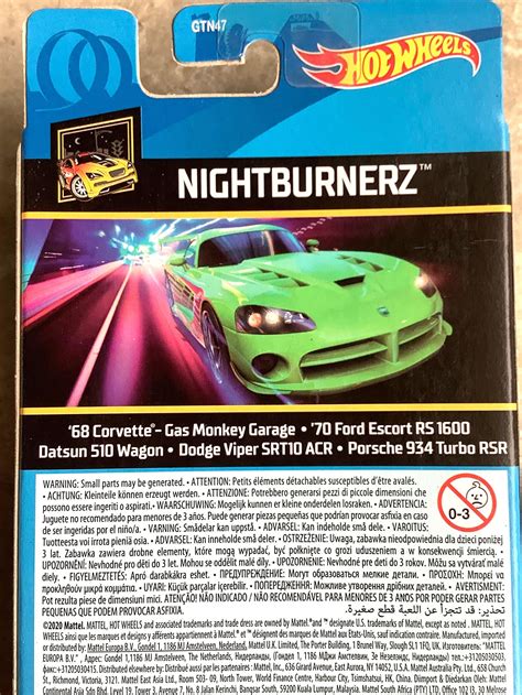 Hot Wheels Nightburnerz 5 Pack 1 64 Scale Cars Hobbies Toys Toys