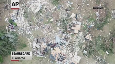Drone Footage Reveals Alabama Tornado Devastation Youtube