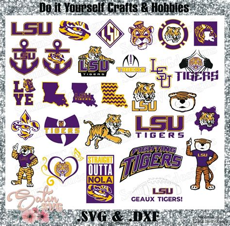 Lsu Tigers Louisiana State University New Design Svg Files Cricut
