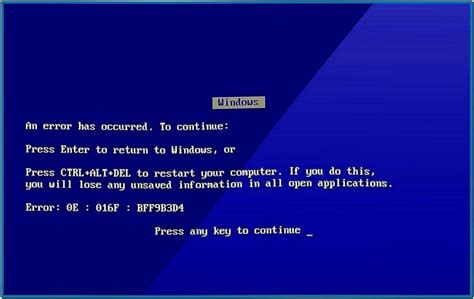 Windows Blue Screen Of Death Screensaver Download Screensaversbiz