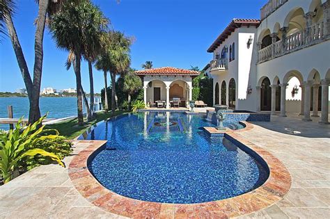 1075 Million Waterfront Mediterranean Mansion In Miami Beach Fl