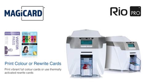 Use trustid's inbuilt card designer wizard to create a unique and professional id card to help secure your organisation. Magicard Rio Pro ID Card Printer - YouTube