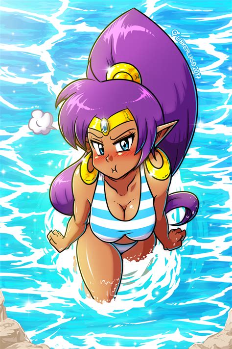 Linker Shantae Shantae Series Wayforward Highres 1girl Angry