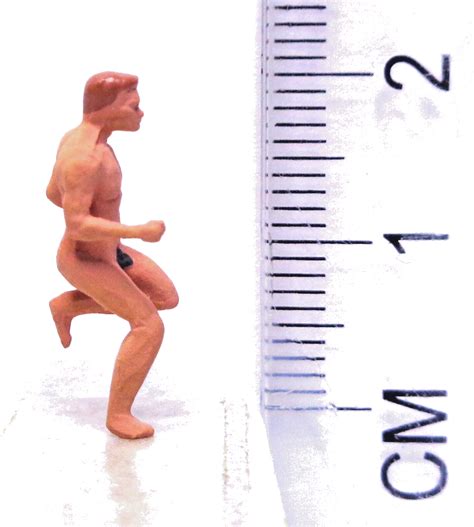 OO Gauge Noch ONE Naked Running Man Figure Bag No 131 For Hornby Train