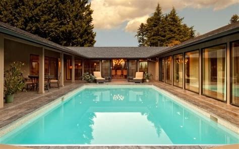 We offer detailed floor plans for a homebuyer to visualize their dream home easily. Pool House Floor Plans U Shaped House Plans With Pool In ...
