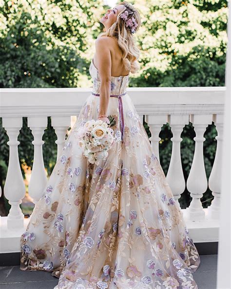 27 Ultra Pretty Floral Wedding Dresses For Brides