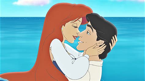 She is voiced by jodi benson and was designed by glen keane. Coloriage Ariel et prince Eric à imprimer