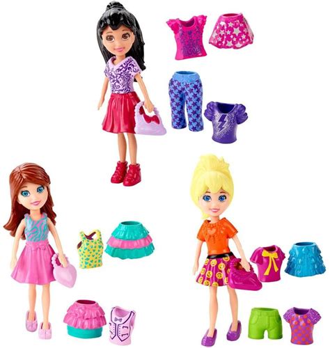 Polly Pocket Cbw79 1 Doll With Clothes Set And Bag
