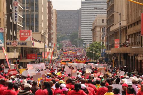 South Africa Thousands Of Workers March Against Modern Day Slavery