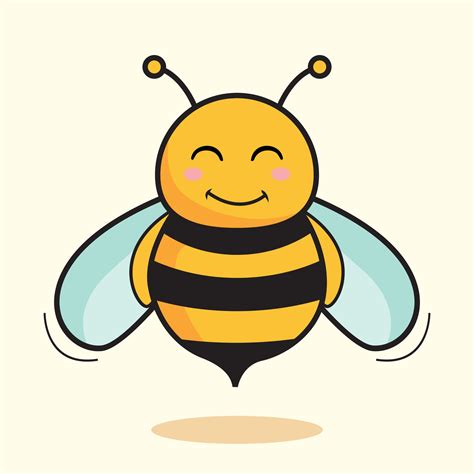 Bee Cartoon Illustrations Cute Vector Art At Vecteezy