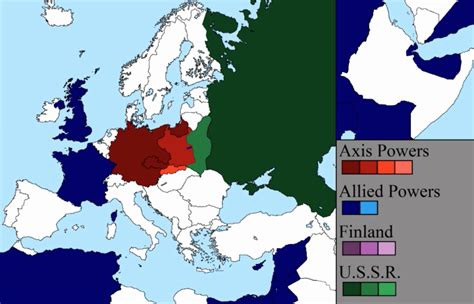 Map Of Europe Ww2 Allies And Axis World Map