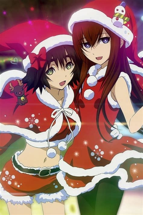 Christmas Anime Wallpapersteins Gate Iphone 4 Wallpaper640×960