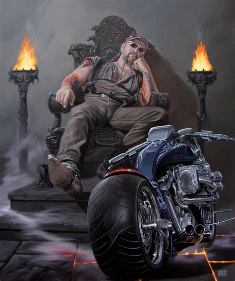 Motorcycle Paintings Harley Bikes Harley Davidson Motorcycles Custom