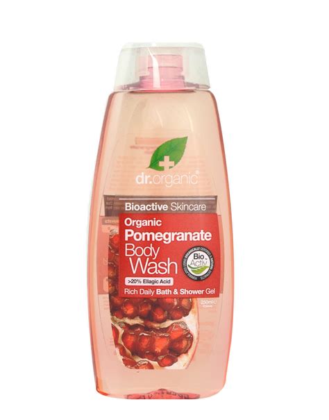 organic pomegranate body wash by dr organic 250ml