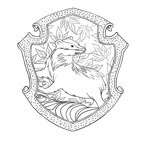 Dibujos De Hufflepuff De Harry Potter Para Colorear Para Colorear | The