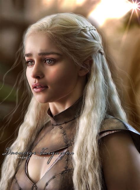 Daenerys Targaryen By Sprsprsdigitalart On Deviantart Mother Of