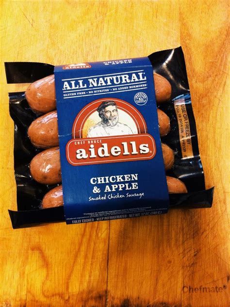 Johnsonville apple chicken sausage and rice stuffed peppers johnsonville sausage. Aidells All Natural Chicken & Apple Sausage. Found at ...