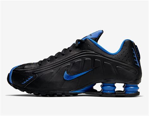 Nike Shox R4 Black Game Royal Blue 104265 053 Release Date Sbd