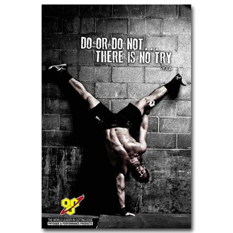 Bodybuilding Motivational Quote Art Silk Poster Print 13x20 24x36 Inch Fitness Exercise Picture