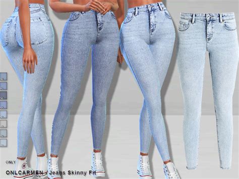 Only Carmen Jeans Skinny Fit By Pinkzombiecupcakes At Tsr Sims 4 Updates