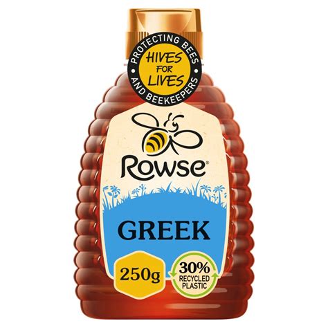 Rowse Greek Robust And Herbal Honey 250g Bestway Wholesale