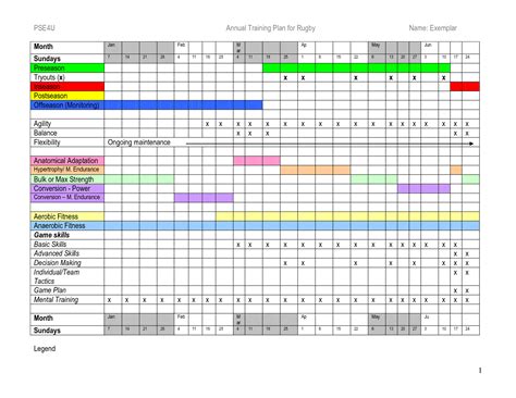 Employee Training Schedule Template Excel