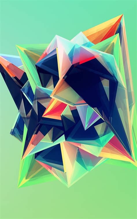 Wallpaper Low Poly Shapes Colorful Triangles Resolution2560x1440