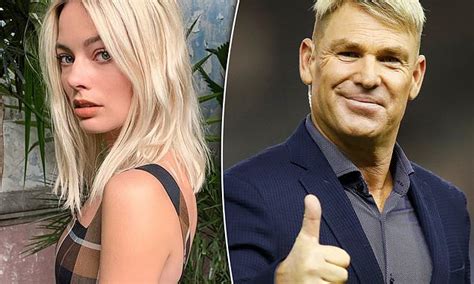 Former international cricketers shane warne and michael vaughan engaged in a war of words on ind v eng 2021: Shane Warne, 51, is caught liking Margot Robbie's ...