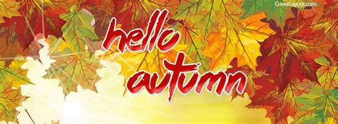 Hello Autumn Facebook Cover Fall Facebook Cover