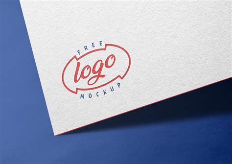 Free Paper Logo Mockup Psd Designbolts