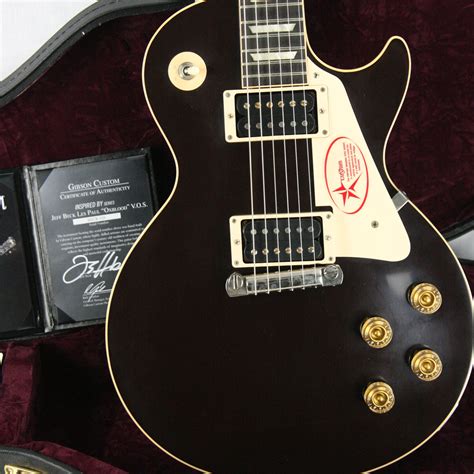 2009 Gibson Jeff Beck 1954 Les Paul Historic 54 R4 Oxblood Signed Coa